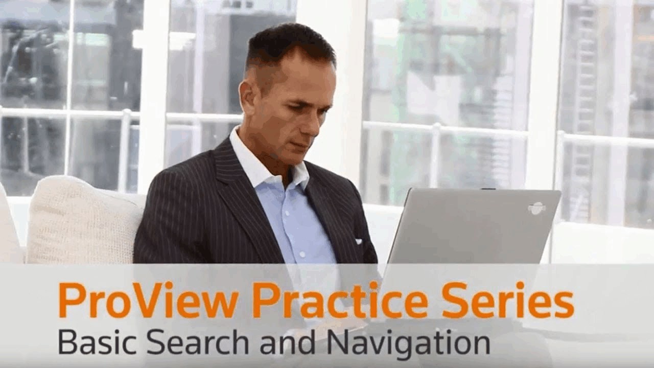 ProView Practice Series - Search & Navigation