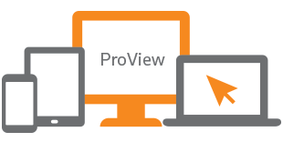 Access ProView through your web browser, or offline